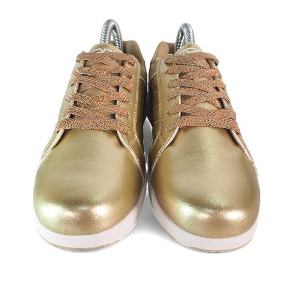 Etonic G-SOK 3.0 Spikeless Golf Shoes "Metallic Gold" LG300GD Women's 7.5M - Picture 3 of 11